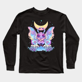 Pastel Cute Mothman Monster Kawaii Long Sleeve T-Shirt